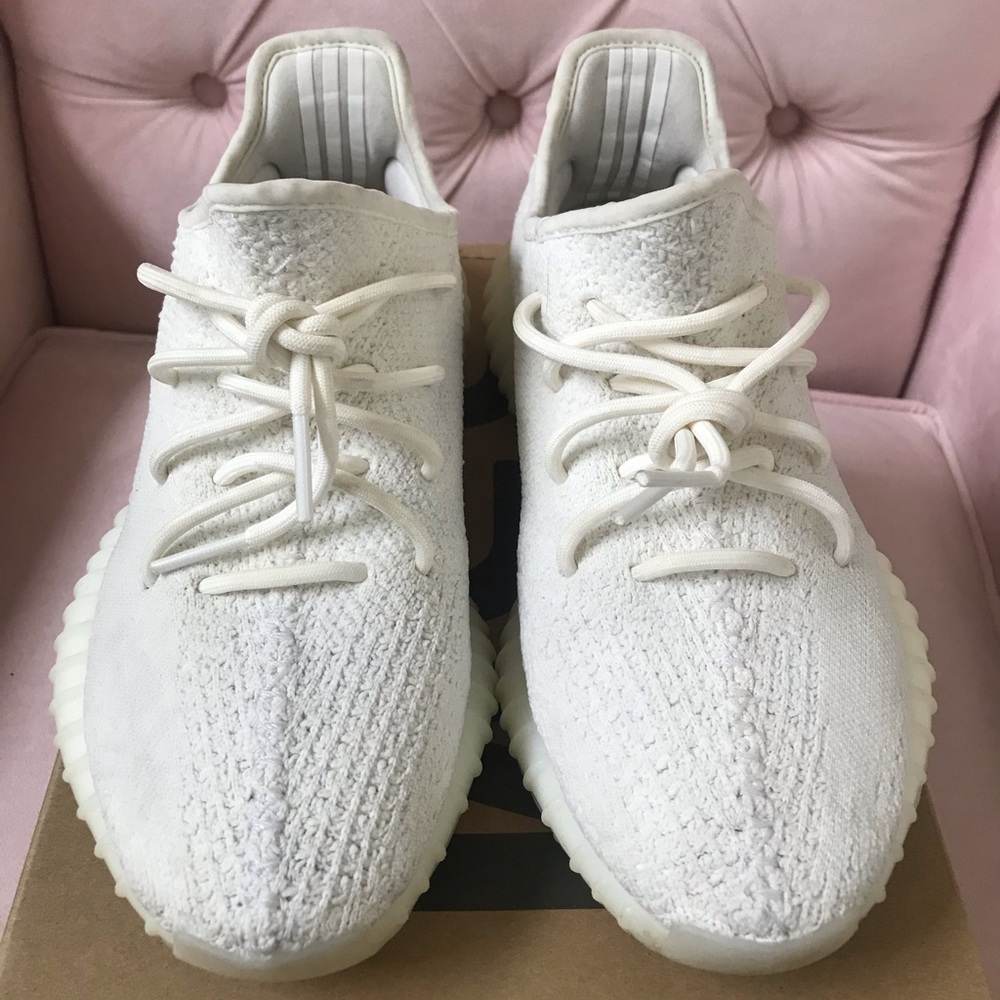 SOLD Adidas Yezzy Boost 350 V2 triple white size 7 - Picture 5 of 8